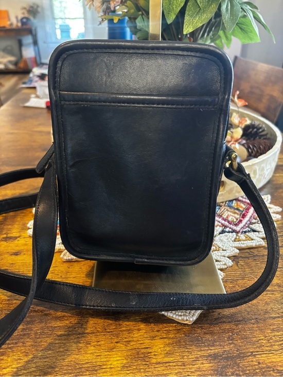 Coach Handbags - Vintage Coach 9973 Black Leather Camera Crossbody Bag